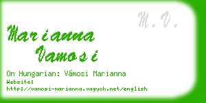 marianna vamosi business card